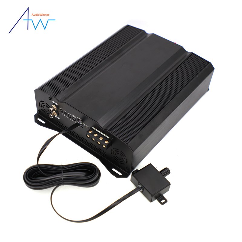 External Volume Control Interface 12V 24V Powerful Class D Car Audio Mono Terminal Block Monoblock 5000W Car Amplifiers