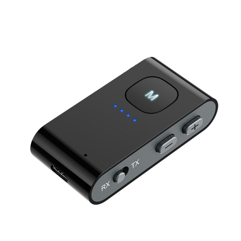 BT 5.0 Car Kit Adapter 3.5mm Aux Hands Free Stereo Wireless Music Bluetooth Audio Receiver for Car
