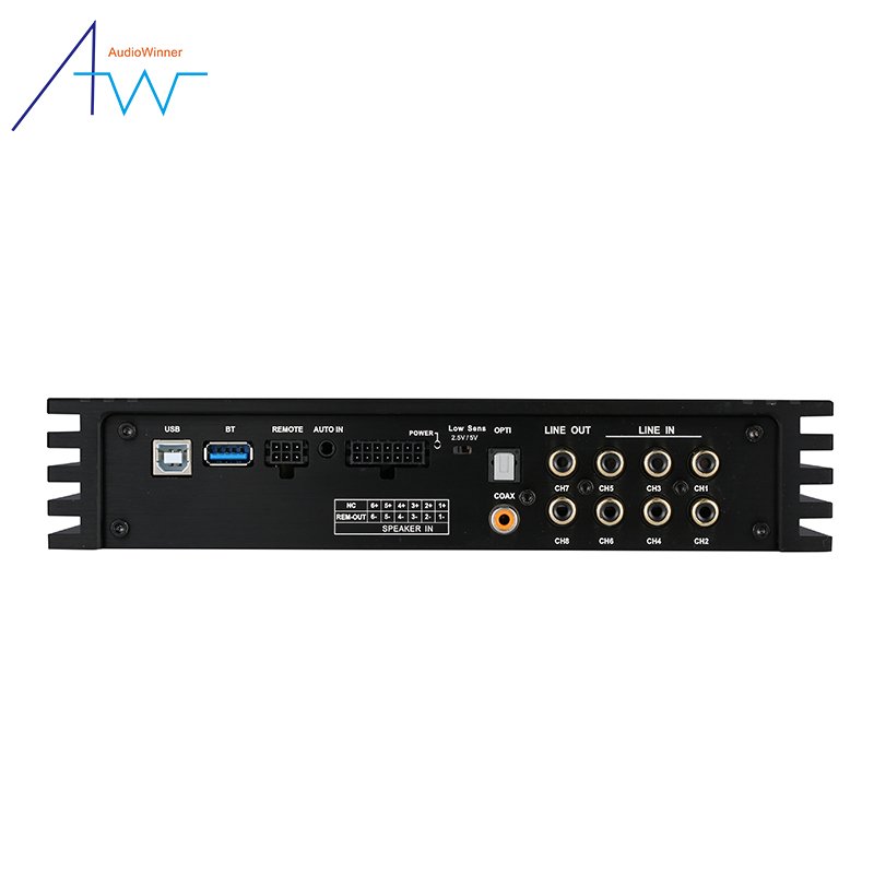 AudioWinner T68.6D High Quality Processor Dsp Auto Class d Amplifier Audio Dsp Car Audio Amplifier