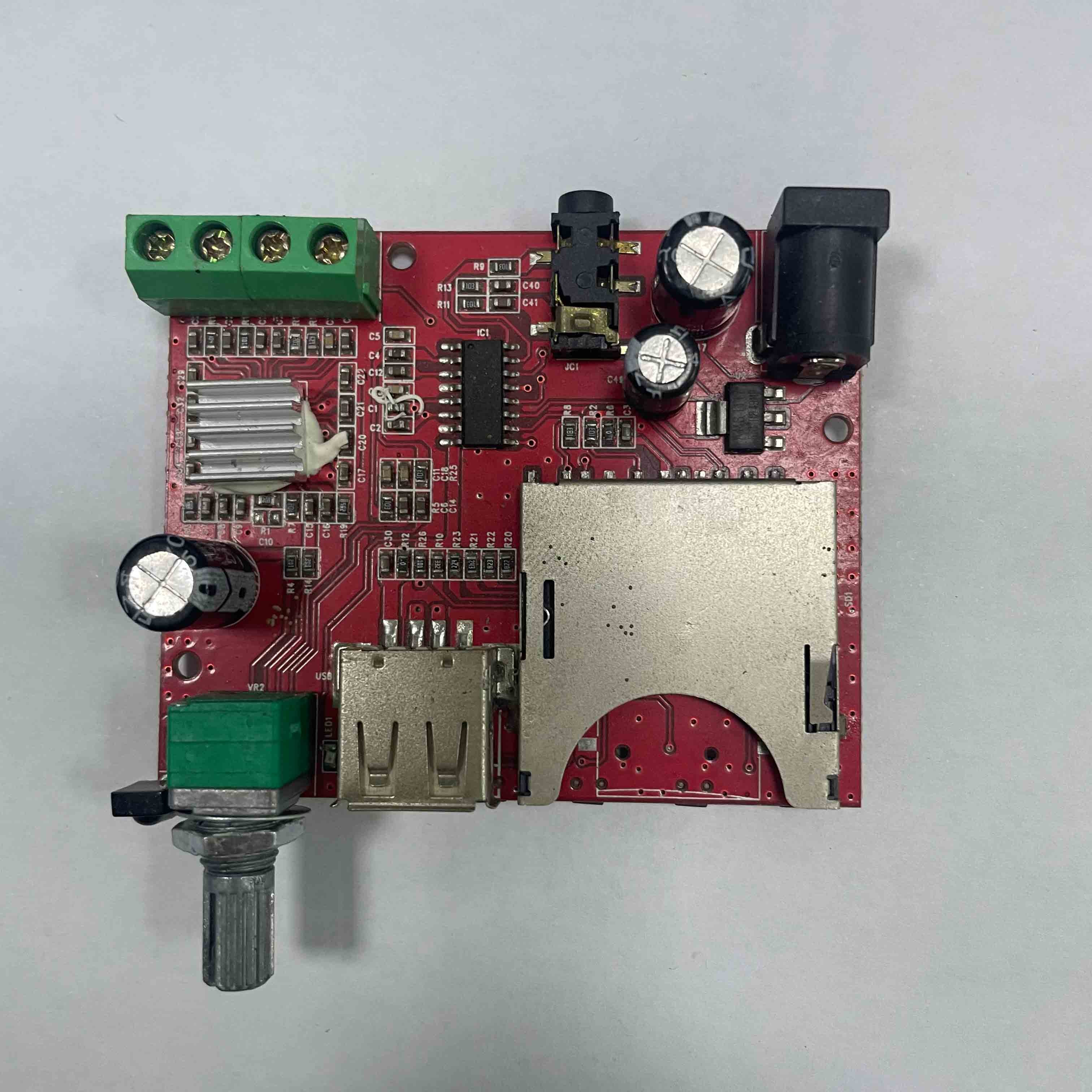 USB Player SD Radio Card PCB & PCBA Module with MP3 Decoder Board US-BASED Product