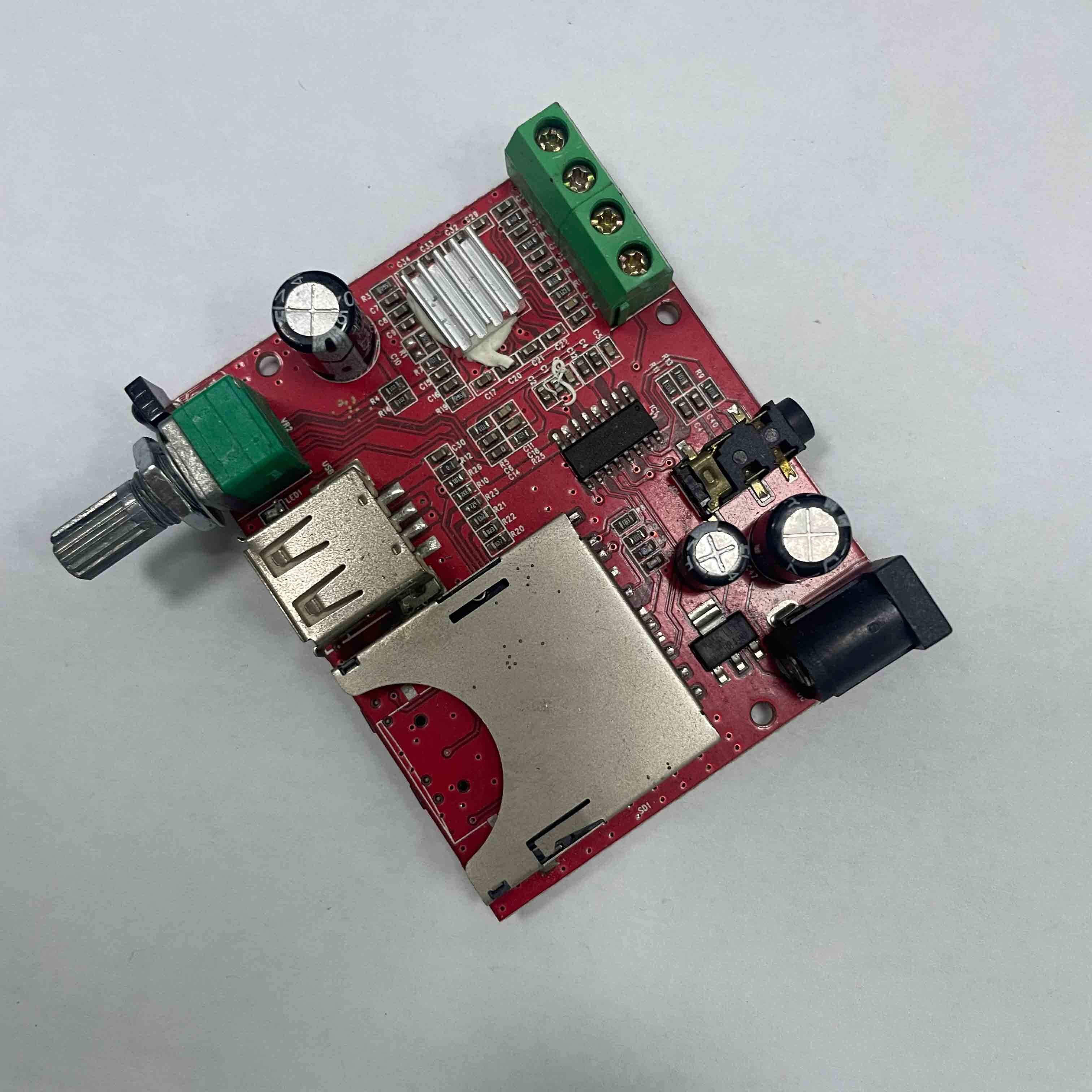 USB Player SD Radio Card PCB & PCBA Module with MP3 Decoder Board US-BASED Product