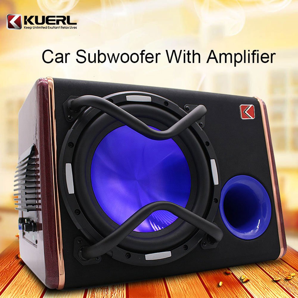 Wholesale 10 Inch Refit Speaker Box DC 12V 1200W Big Power Car Subwoofer With Amplifier