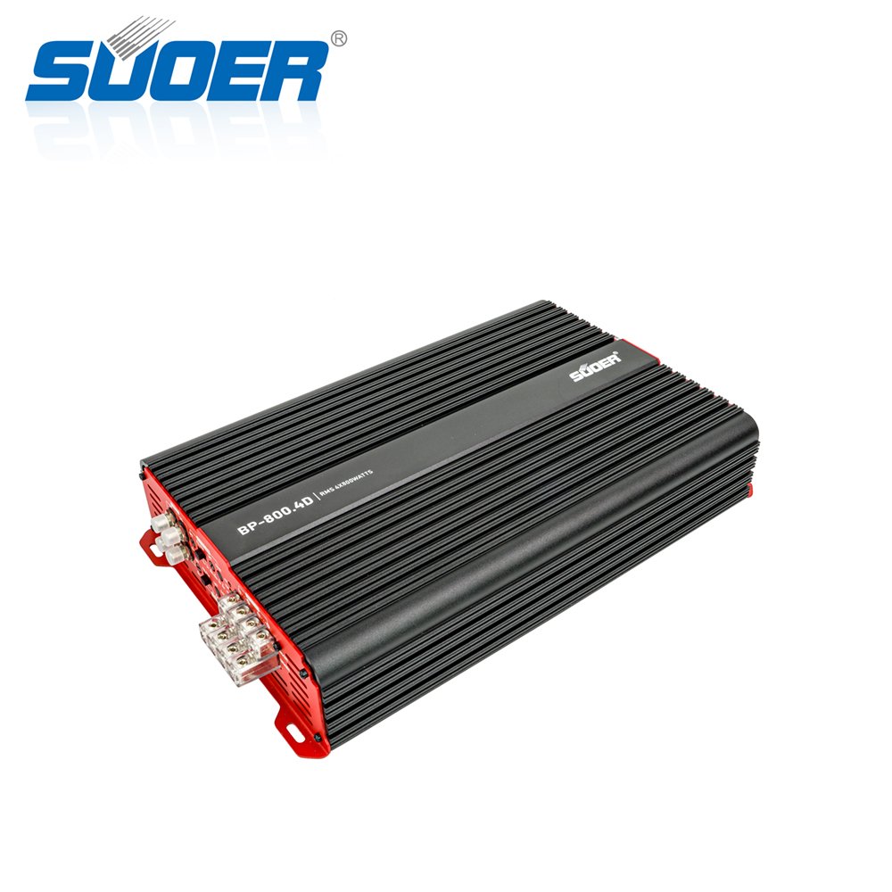 Suoer BP-800.4 Rms Power 800 Watts 4 Channel Big Power Car Amplifier
