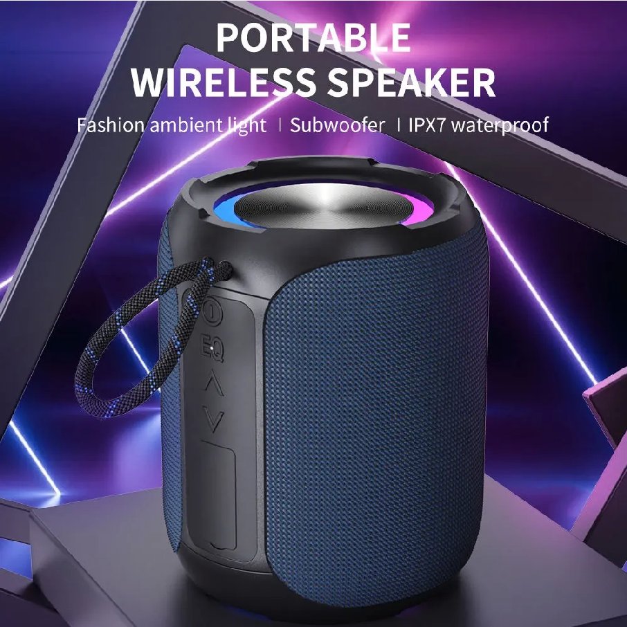 Oem Customization Mini Portable Conferencier Loud Wireless Surround Sound Waterproof BT V 5.3 Speaker