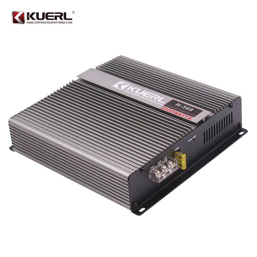 Manufacturer Direct Sales Big Power 2X100W Sound System Amplifier K-N368 Car Audio Subwoofer Amplifier