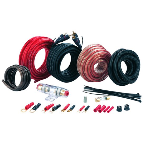 High Quality OFC CCA Car Audio Wiring Kits 8 Gauge Amp Kit Car Installation Amplifier Amp Wiring Kit