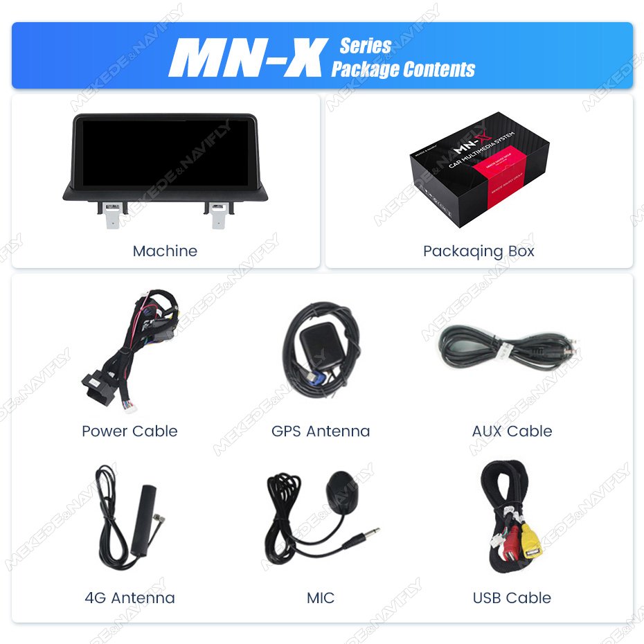 Mekede MNX Newest Android 1920*720P Car DVD Player for BMW E87 1 Series 2005-2011 with BT WIFI 4G LTE