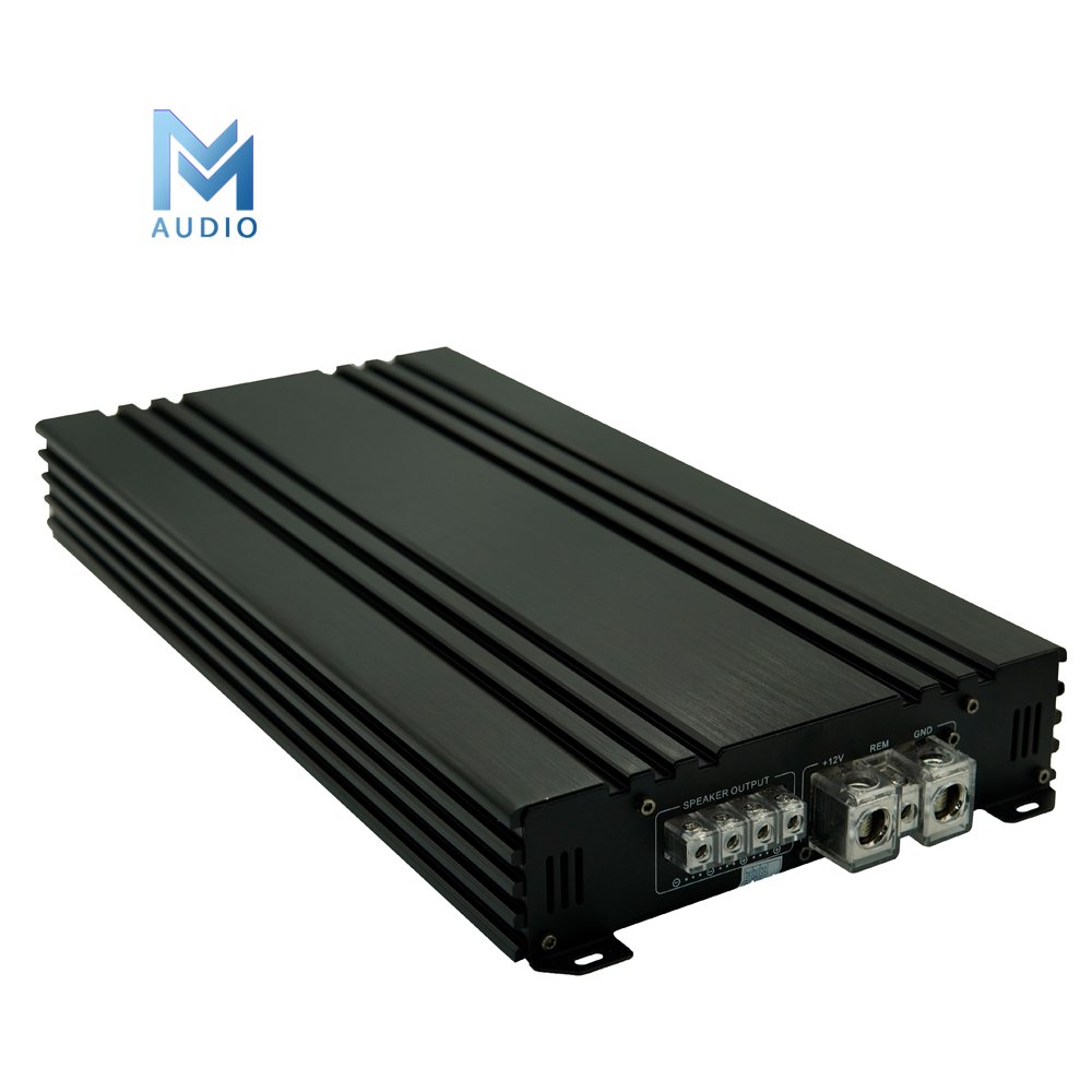 2500W Class D Monoblock Digital Amp Car Power Amplifier 1 Channel Mono Block Car Audio Amplifier for Car