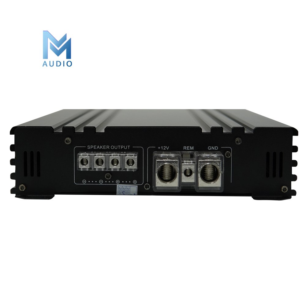 2500W Class D Monoblock Digital Amp Car Power Amplifier 1 Channel Mono Block Car Audio Amplifier for Car