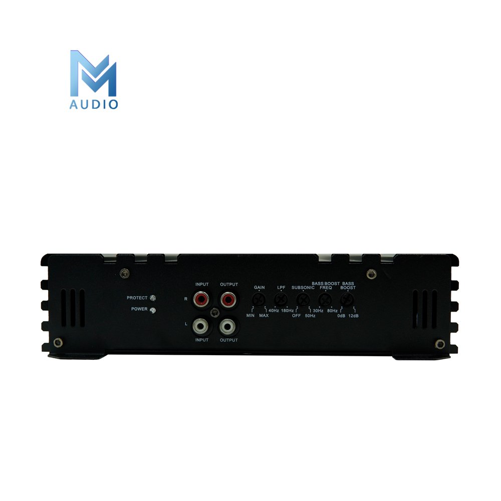 2500W Class D Monoblock Digital Amp Car Power Amplifier 1 Channel Mono Block Car Audio Amplifier for Car