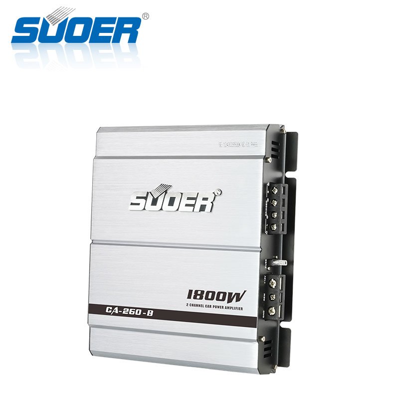 Suoer CA-260-B 12V Digital Amp Car Power Amplifier 2 Channel Car Audio Amplifier