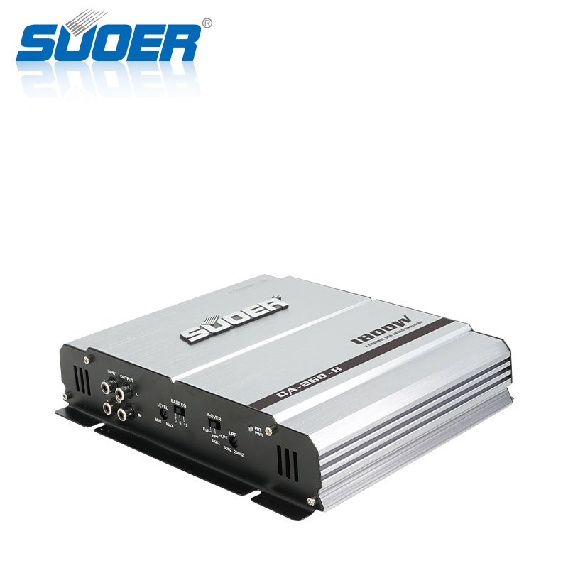 Suoer CA-260-B 12V Digital Amp Car Power Amplifier 2 Channel Car Audio Amplifier