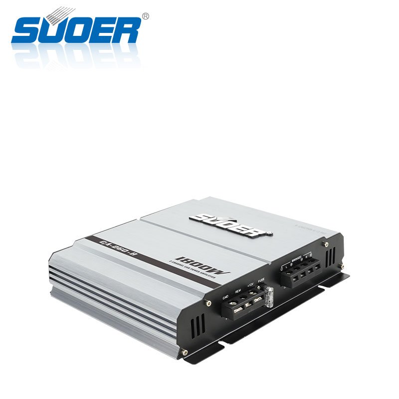Suoer CA-260-B 12V Digital Amp Car Power Amplifier 2 Channel Car Audio Amplifier