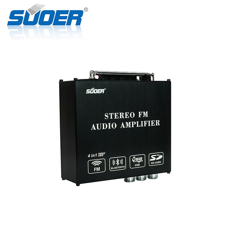 Suoer Son-288 Stereo FM Audio Amplifier Desk Amplifier