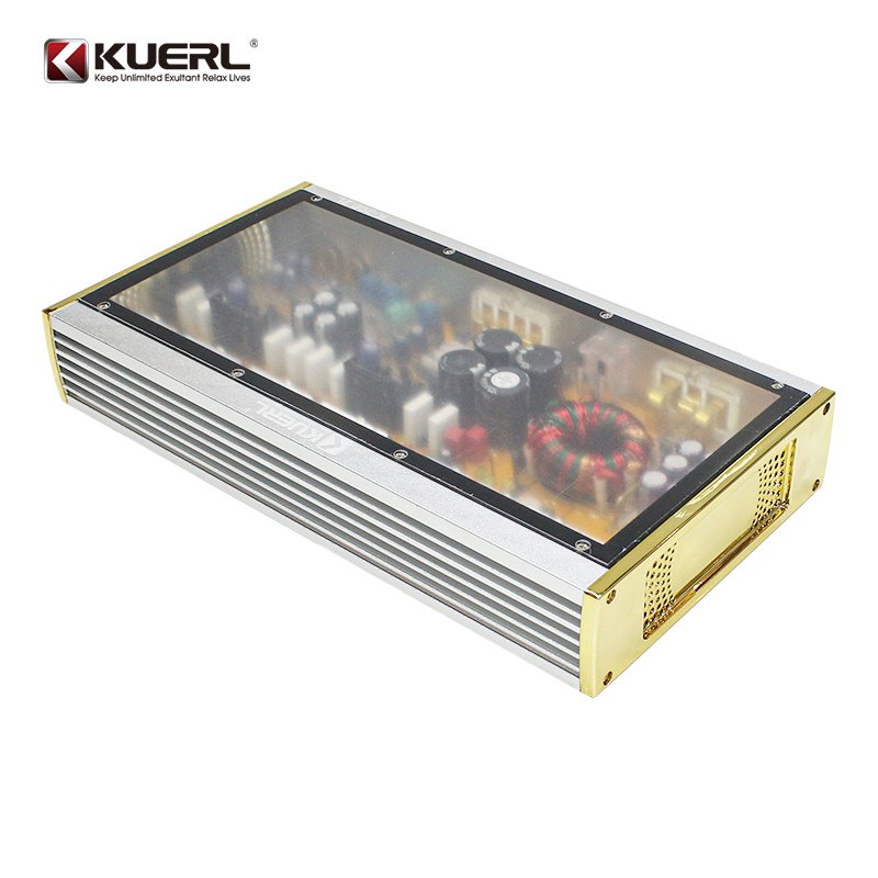 Manufacturer Direct Sales Big Power Class AB Car Audio Subwoofer Amplifier 2-Channel Aluminium Sound System