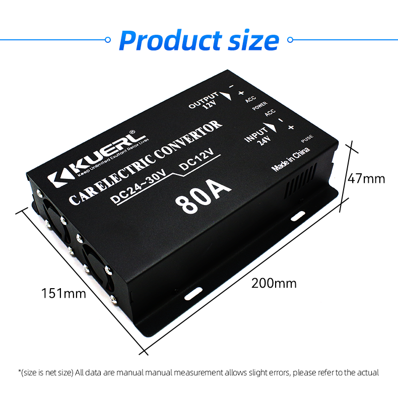 DC-DC Step Down Buck Converter 60A /80A/100A Big Power Step Down Dc Converter 24v to 12v