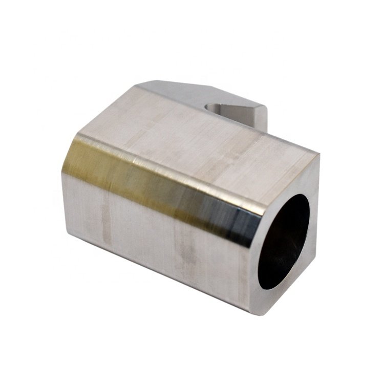 JIYAN Customized Stainless Steel 304 316 Parts Through Hole Block Hook Cnc Machining Precision Cnc Machined Auto Spare Parts