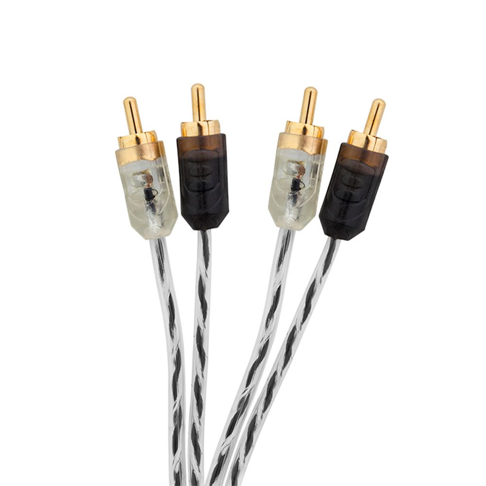 5 Meters Speaker Cable Speaker Wire Audio Line Cable White 2 male RCA/2 male RCA Cable Free Copper for Amplifier Car