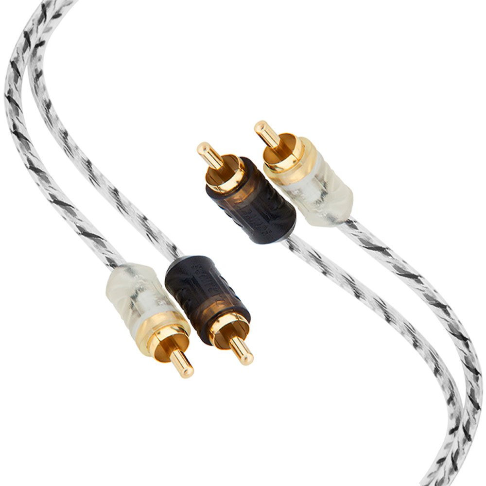 5 Meters Speaker Cable Speaker Wire Audio Line Cable White 2 male RCA/2 male RCA Cable Free Copper for Amplifier Car