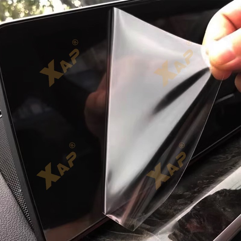 Tpu Transparent Film for Audi Q4 e-tron Q7 Q8 Car Interior Sticker Center Console Gear Touch Screen Dashboard Door Windows Panel