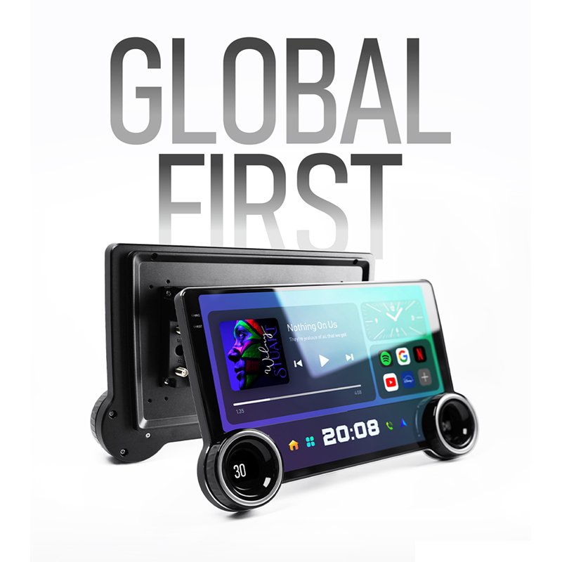 Universal Android Car Radio 10.1'' IPS Touch Screen Car Stereo Carplay Android Auto GPS WiFi FM DSP BT