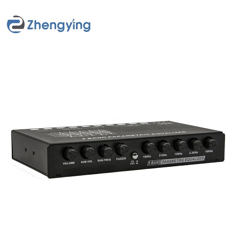 Car Equalizer EQ5 Segment Equalizer Car Audio EQ Tuning Crossover Amplifier AUX Input