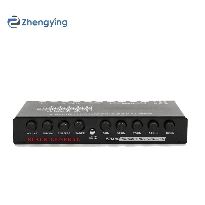 Car Equalizer EQ5 Segment Equalizer Car Audio EQ Tuning Crossover Amplifier AUX Input