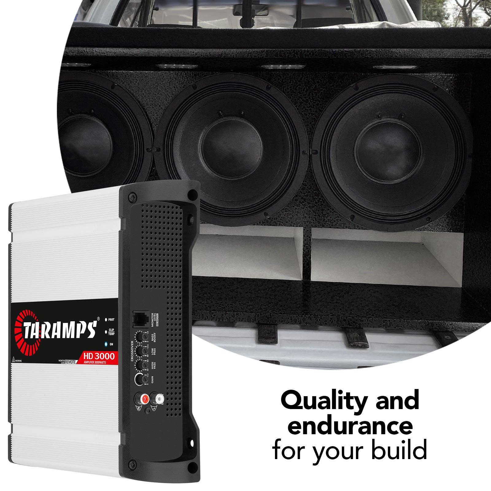 Taramps HD 3000 Digital 3000 Watts RMS 1 2 or 4 Ohms Full Range Amplifier Car Audio Bass Boost Monoblock 3000w
