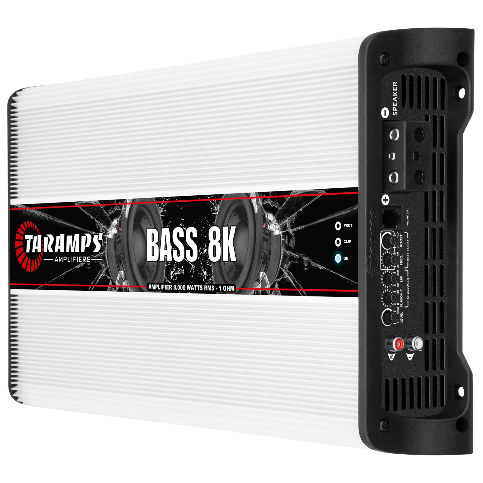 Taramps Bass 8k 8000 Watts RMS Car Audio Amplifier 1 Ohm Digital 1 Channel Bass Boost Monoblock Power RCA High Quality