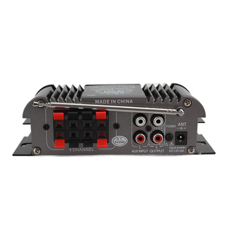 High Quality 4 Channel Car Audio Power Amplifier 12V for Home Theater Car Amplifier