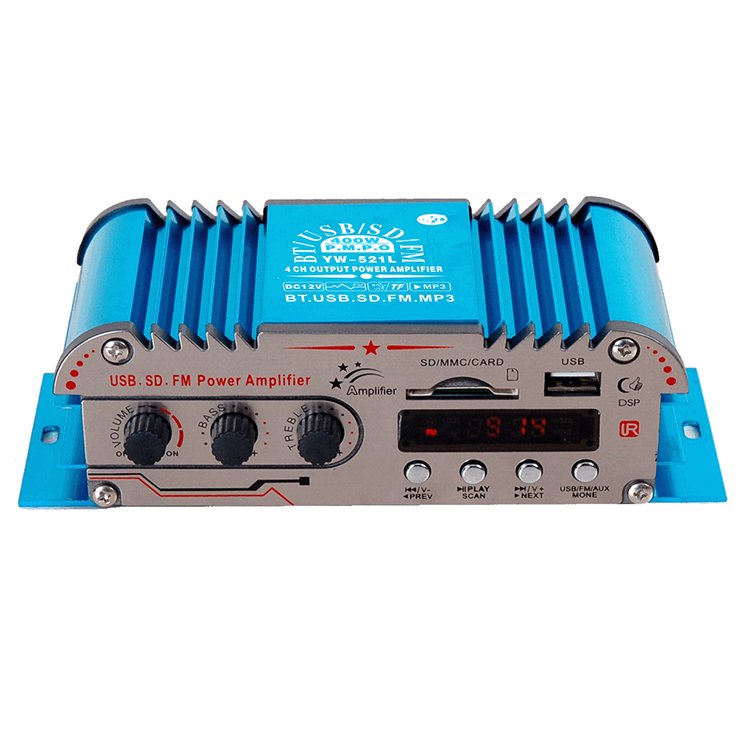 High Quality 4 Channel Car Audio Power Amplifier 12V for Home Theater Car Amplifier