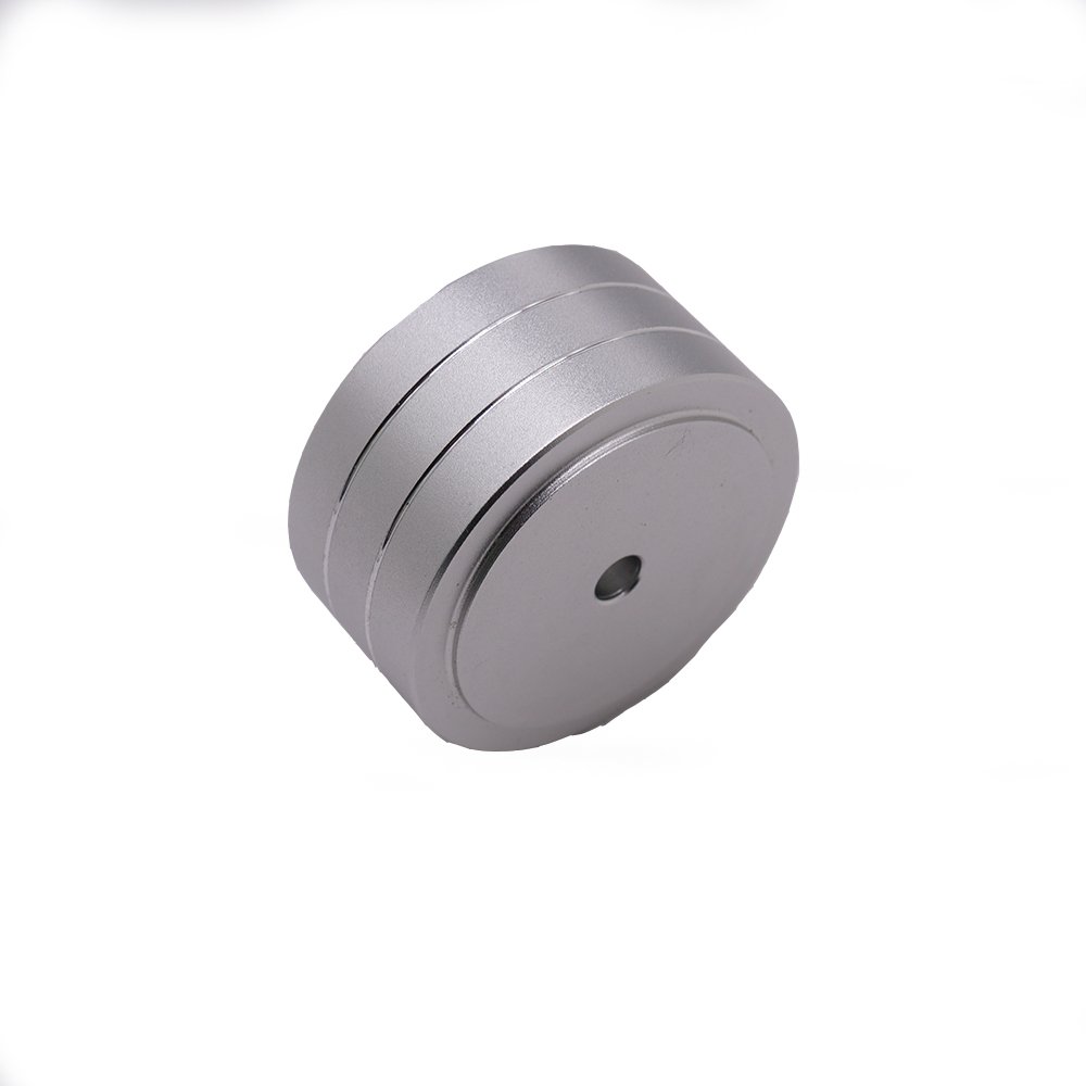 CNC Machined Stainless Steel Cutting Board Feet & Aluminum Speaker Isolation Spike Stand for Amplifier Recorder Meter