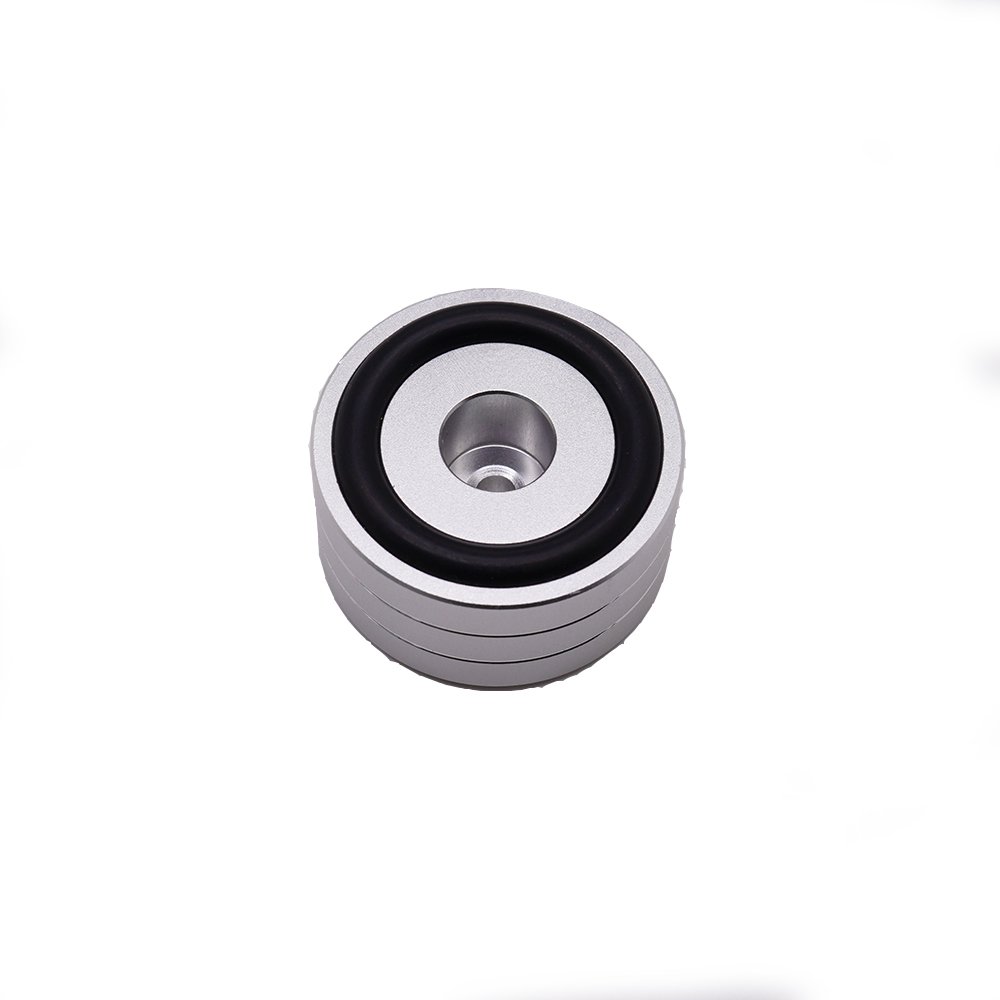 CNC Machined Stainless Steel Cutting Board Feet & Aluminum Speaker Isolation Spike Stand for Amplifier Recorder Meter
