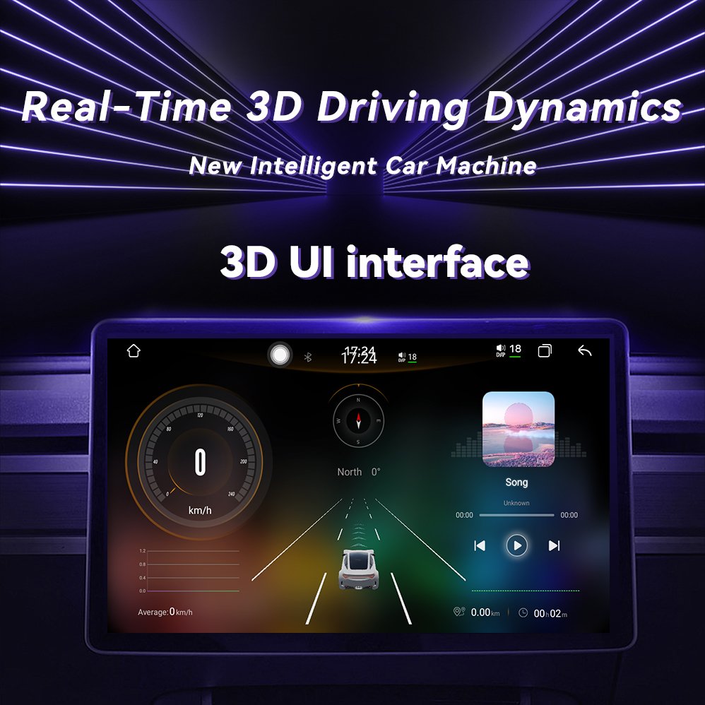 3D Real-time Dynamic Driving Multimedia for Roewe MG3 2010-2016 Wireless Carplay GPS Navigation Bluetooth Car Radio Player