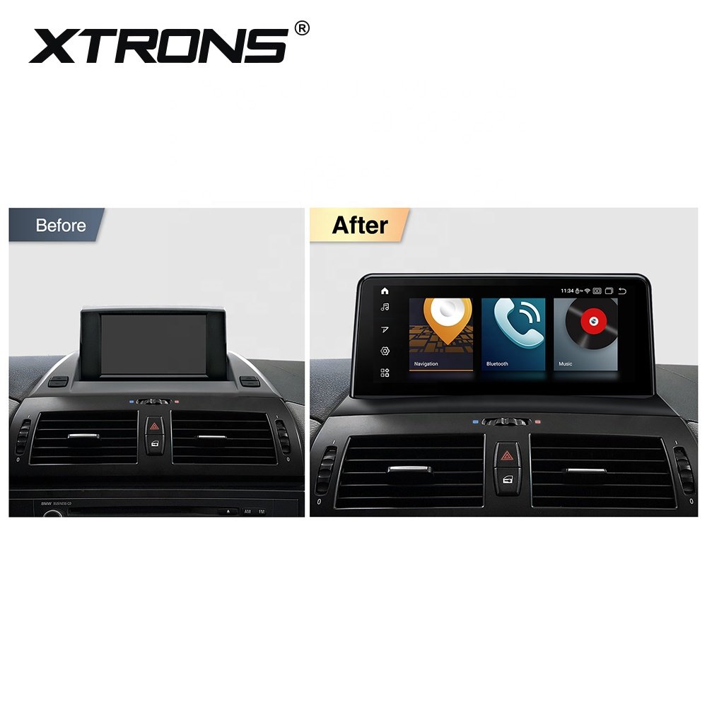 XTRONS 10.25" Snapdragon 662 Car Screen Stereo Android Auto Carplay 4G LTE Multimedia for Car for BMW X3 E83 (2004-2009)