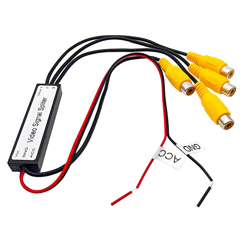 This Year's Hot, High-quality Video Distributor 1 Point 3 Output Video Amplifier for Car Headrest Video Accessories
