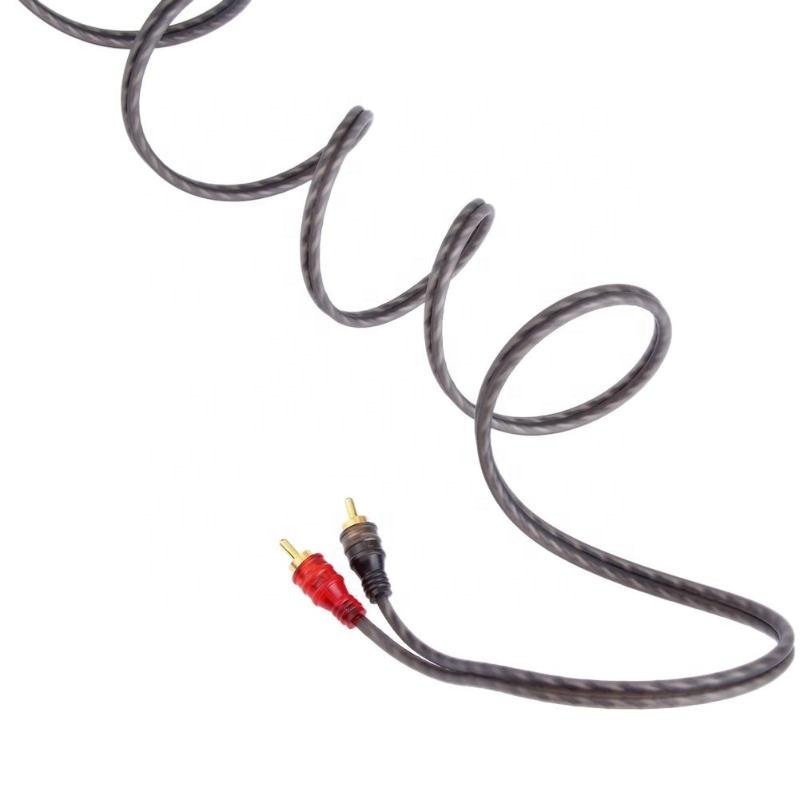 2-2 RCA Cable Manufacturers High Fidelity 2 Male to 2 Male RCA Car Stereo Amplifier Audio Cable Stereo Pure Copper Wire Line