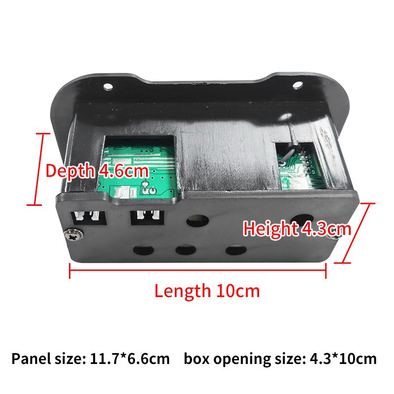 Customisable 12V 220V Power Amplifiers Car Amp USB TF FM Decoding Subwoofer Audio Amplifier Board for 5-6 Inch Subwoofer DIY