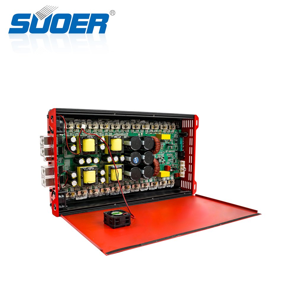 Suoer BP-8000 24000W Monoblock Professional Car Amplifier with 8000 Watts Big Power RMS