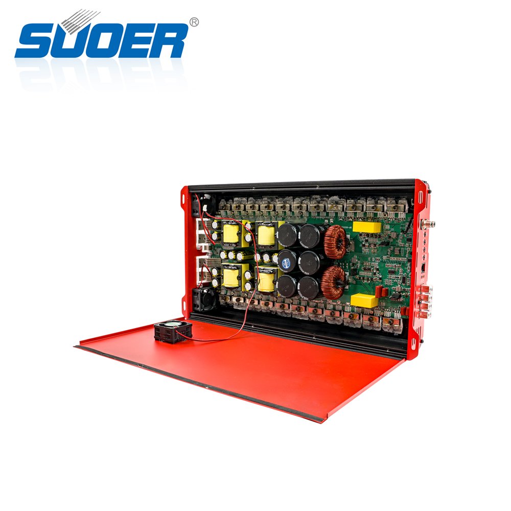 Suoer BP-8000 24000W Monoblock Professional Car Amplifier with 8000 Watts Big Power RMS