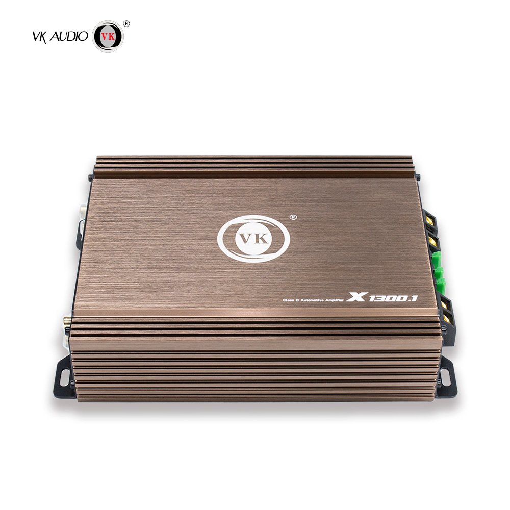 High Power Stereo Amplifier Black Car Amplifier 1300W Class D 1 Channel Digital Car Audio Amplifier