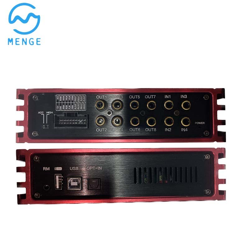Auto Electronics 5.0 Bluetooth 8 Channel Car Audio Dsp Processor PC Software Operating Multi Channel Dsp Amp