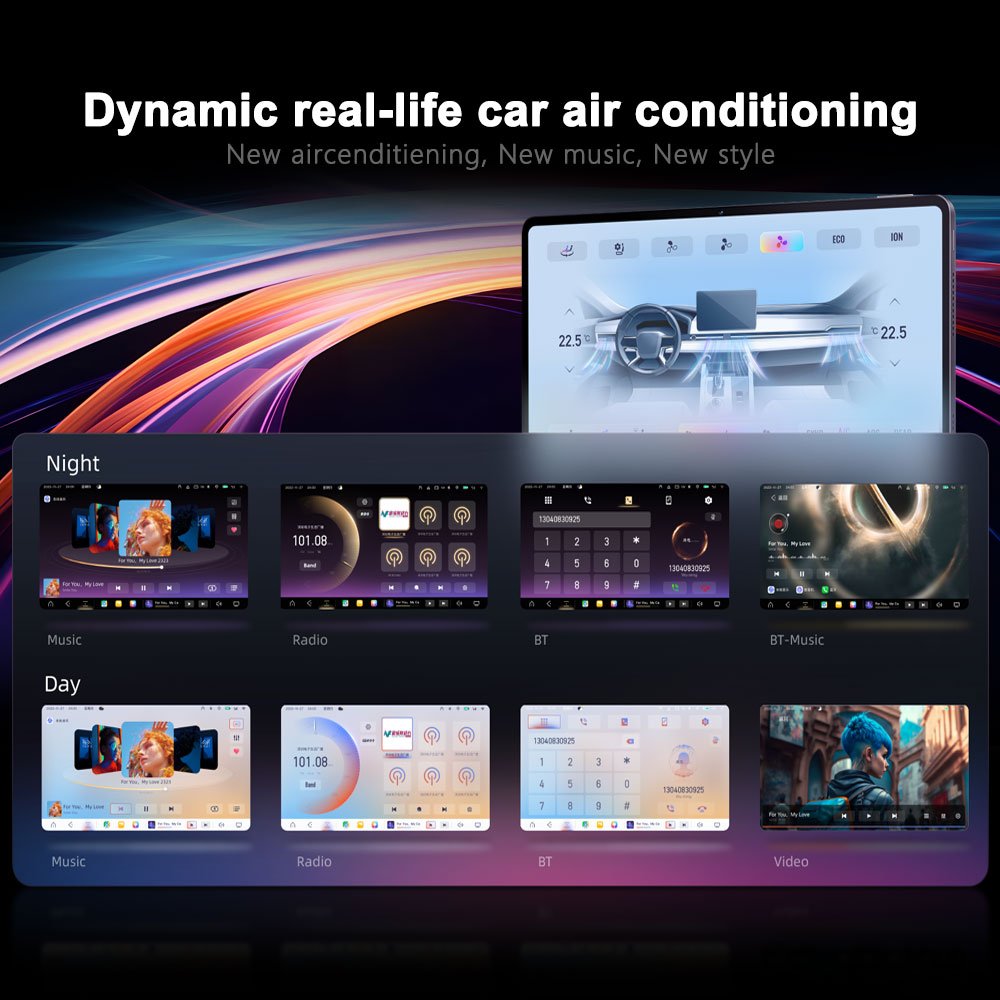 High-end TS20 2.7GHZ Frequency 13 Inch Automotive Head Unit Stereo Car 4g 8 Core Autoradio Android 13 Radio