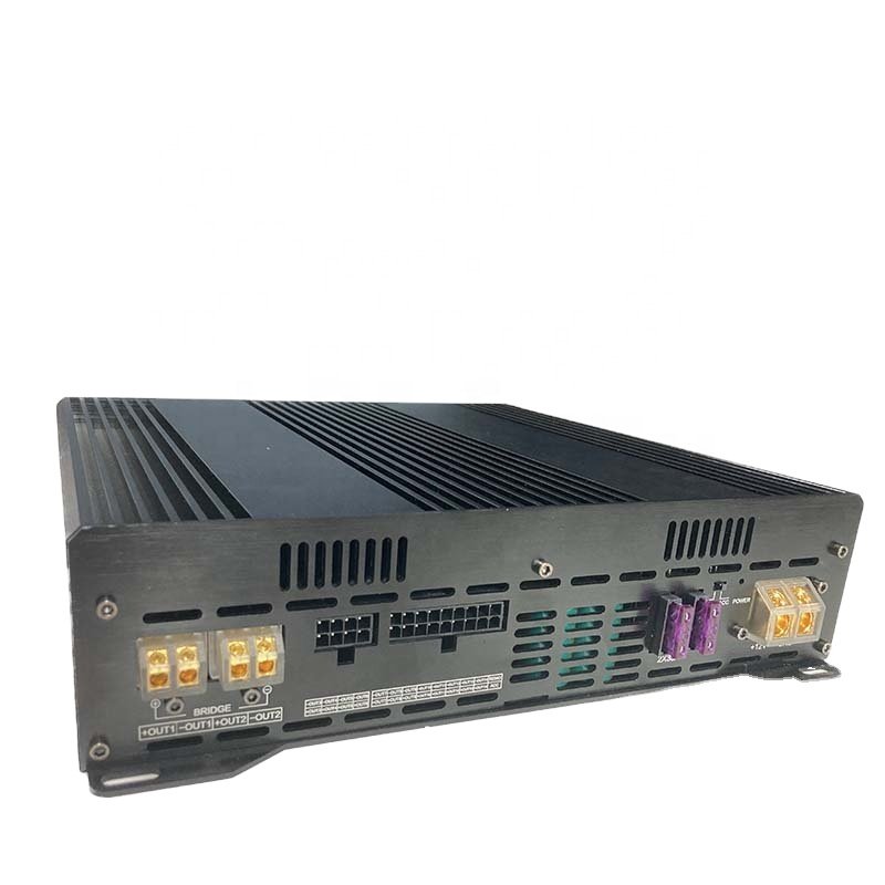 800W 14 Channel 16 DSP System Car Amplifier Audio Bass Class AB Car Power Amp Subwoofer