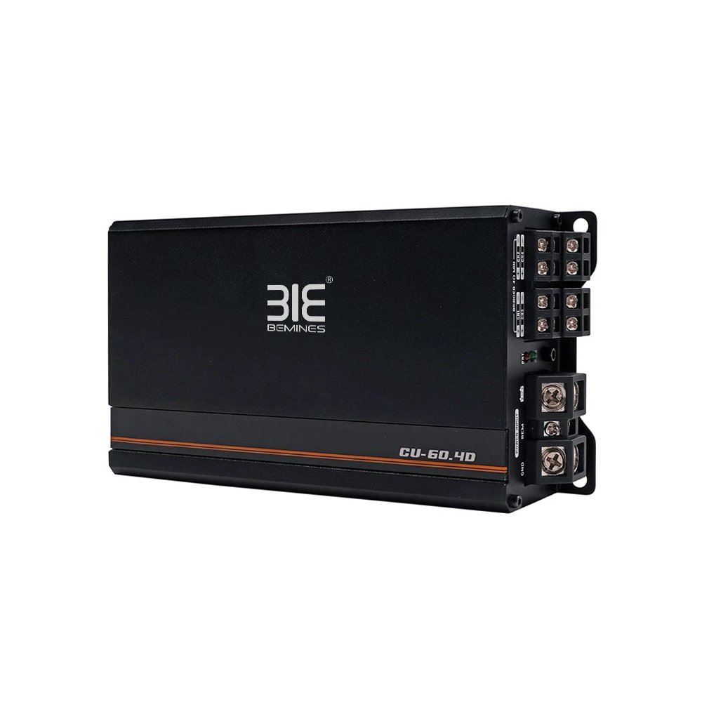 CU-60.4 Class D 4 Channels Car Amplifier 12V Small Size Car Power Amplifier Mini Amplifier