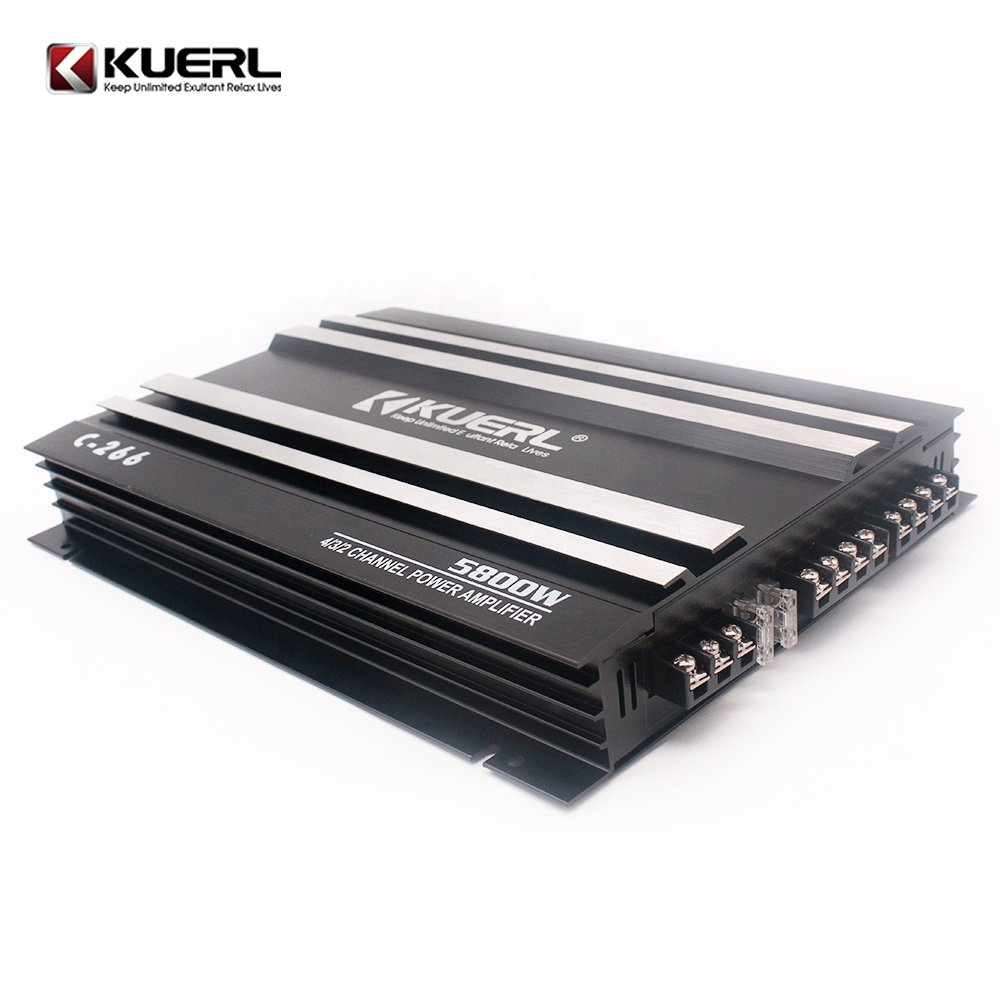 Wholesale Professional Car Amplifier 12v 5800W Class AB Full Rang Power Amplifier 4 Channel Car Audio Amplifier