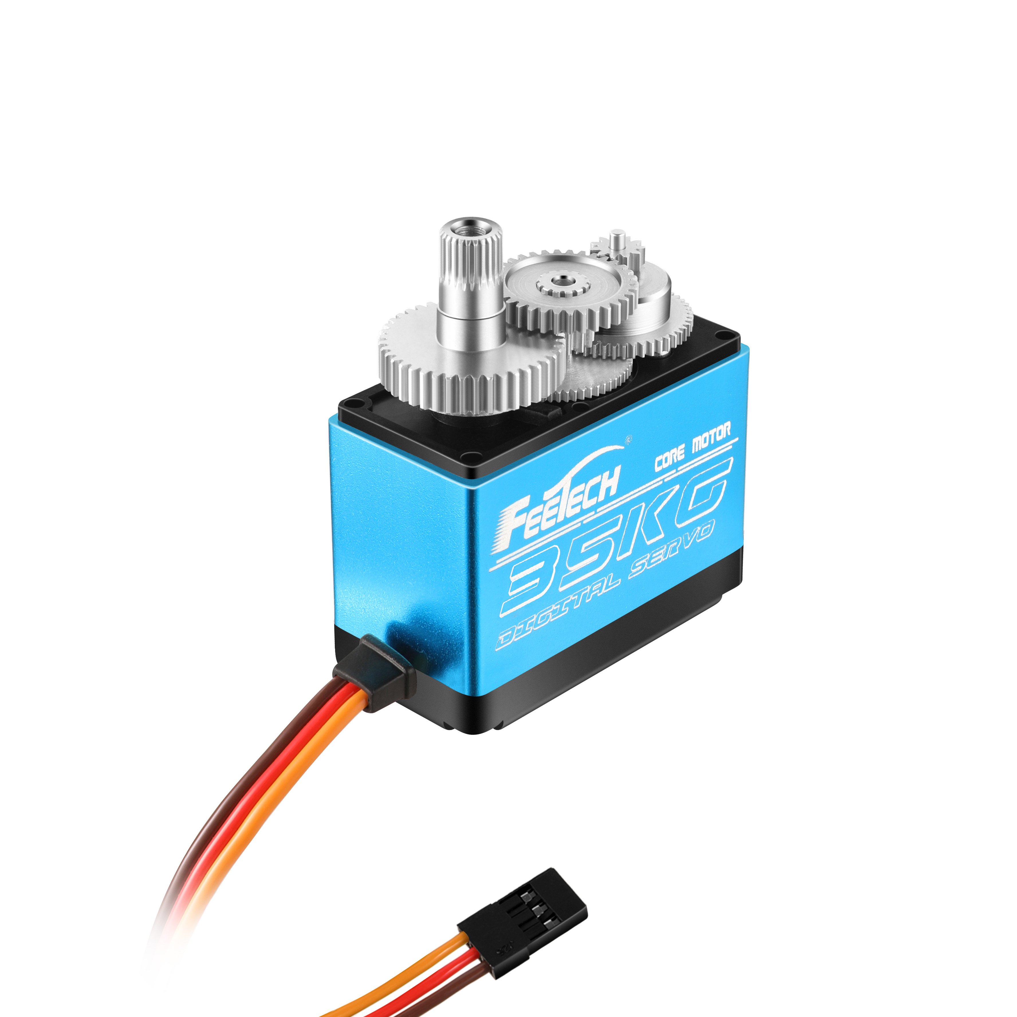 Waterproof FT5330M 180 Degree 30KG Torque Digital Standard Core Servo Metal Gear RC Plane 1/10 1/8 Car Crawler Buggy