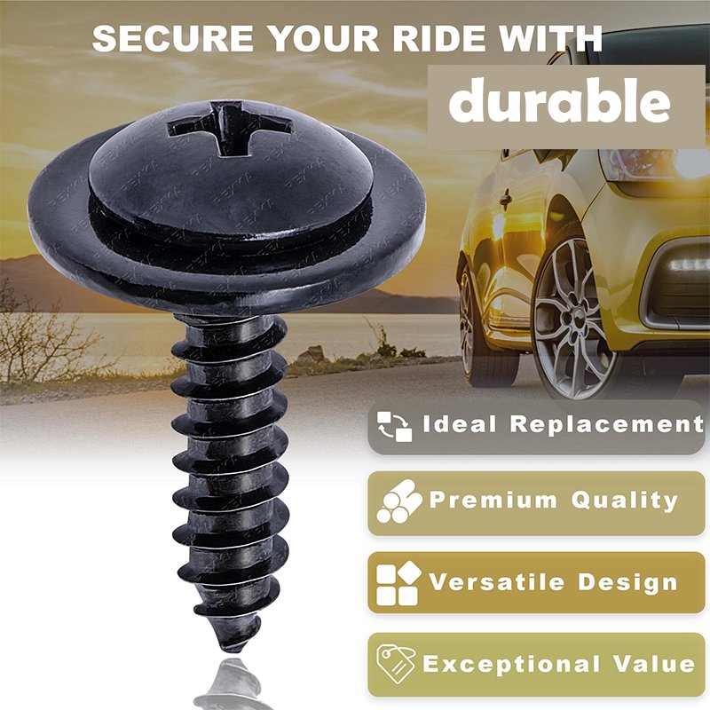 100pcs Truss Head Sems Fender Liner Splash Shield Wheelhouse Car Clips for Honda Acura BMW Accord ILX RDX TL TSX