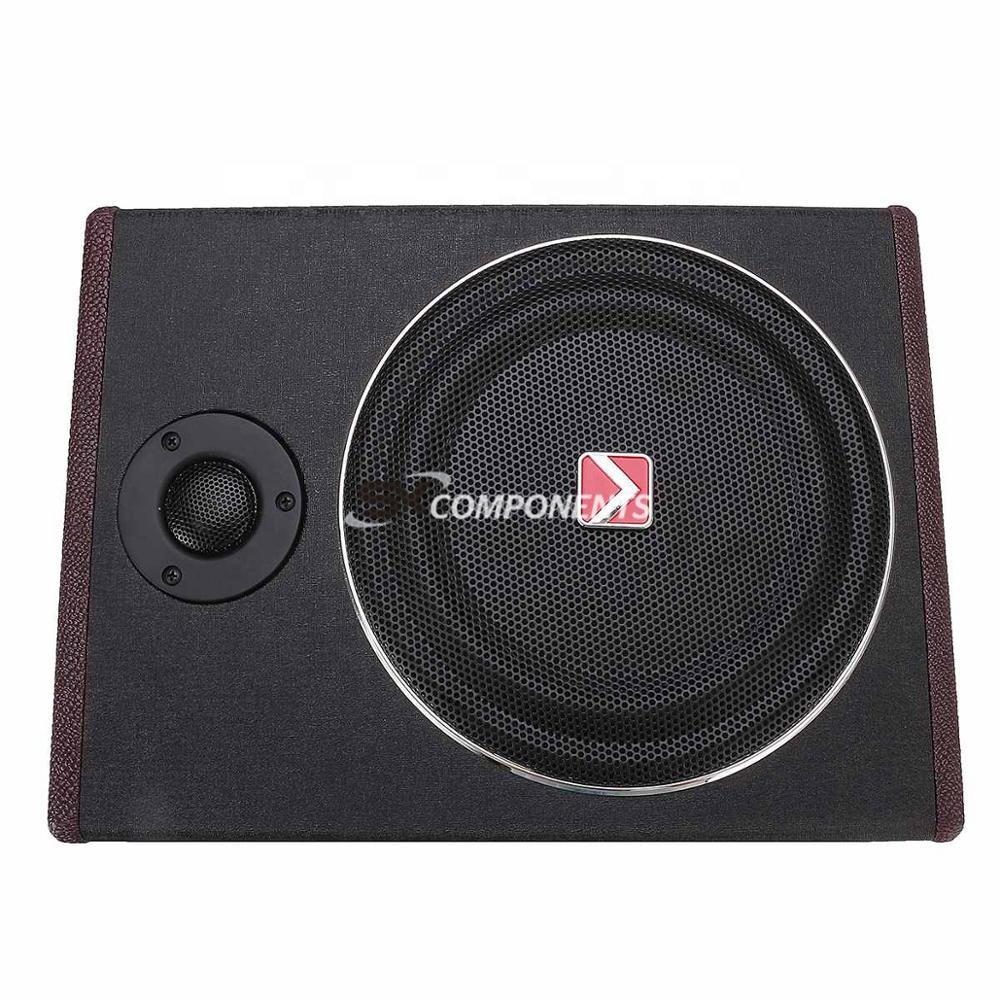 8 Inch 600W Car Subwoofers Speaker Active Subwoofer Car Under Seat Slim Sub Woofer AMP Super Bass Car Amplifier 8 inch subwoofer
