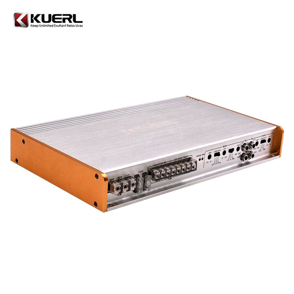 Factory Car Audio System Car Amplifier 12V 4 Channel Class AB Audio Car Amplifier